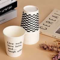 8oz Single Wall Paper Cup Hot Sale Disposable Customized Single Wall Hot Coffee Paper Cups with Lid