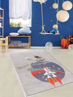 Turkish Modern Rug Carpet - Washable 3D Printed Design - Wholesale Export - Polyester & Chenille Options