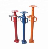 Heavy Duty Adjustable Galvanized Steel Props Scaffolding Jack for Construction Formwork Metal Scaffolding Parts