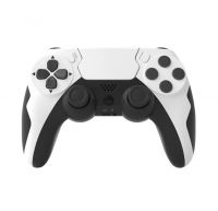 Switch game controller with six - axis gyroscope, dual - vibration function, and Bluetooth wireless connectivity for Android devices.