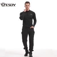 ESDY black G3 tactical frog suit set, long-sleeved long pants, men's training suit, summer outdoor tactical combat suit