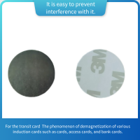 Absorption material, mobile phone anti-magnetic sticker