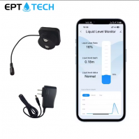 Tuya smart life App wifi water storage tank ultrasonic level monitor indicator sensor