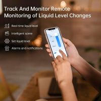 Tuya smart life App wifi water storage tank ultrasonic level monitor indicator sensor