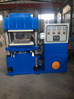 Plate vulcanizing press