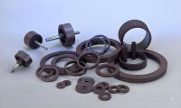 Injection molded ferrite magnetic ring