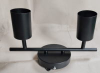 Aluminum Black Spot Light With 2 Heads