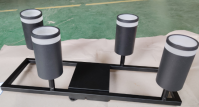 Aluminum Spot Light With 4 Heads,rectangular base