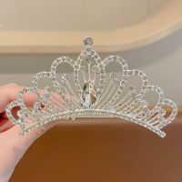 Handmade Crystal Crown Hair Clips | Festival Accessories
