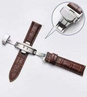 Genuine leather cowhide men's and women's hand butterfly buckle bracelet leather needle buckle bracelet substitute