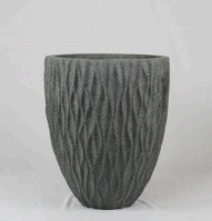Willow Gray Stone Planter