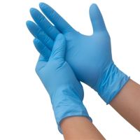 Nitrile exam gloves