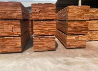 Tropical hardwood logs