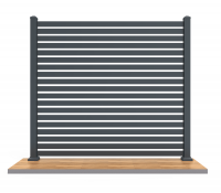 Aluminum Profile Fences Frame Extrusion Anodized, Customized Design