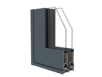 Aluminum Profile Door; Windows Frame Extrusion, Customized Design