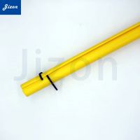 High-Visibility Guy Wire Marker Pole | Utility Line Warning Marker