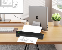 Portable built-in battery wireless thermal printer