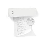 Portable A4 printer, thermal home homework paper printer, can be connected to mobile phones, computers, mini ink free printer