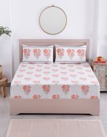 Marigold Cotton Bedsheet Set with 2 Pillow Covers