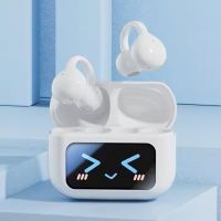 Sports clip earphones, bone conduction noise-canceling earphones, long battery life, Bluetooth earphones