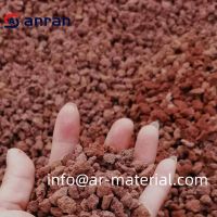 Red volcanic stone
