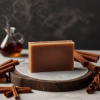 Private Label Oudh Cinnamon Soap Exotic Fragrance Warm Exfoliating Care Luxury Skincare
