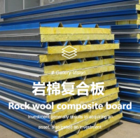 Lightweight Fire Retardant EPS Rock Wool Foam Insulation Sandwich Board for House