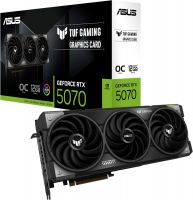 ASUS TUF Gaming GeForce RTX â¢ 5070 12GB GDDR7 OC Edition Gaming Graphics Card (PCIeÂ® 5.0, HDMIÂ®/DP 2.1, 3.125-slot, Military-Grade Components, Protective PCB Coating, axial-tech Fans)