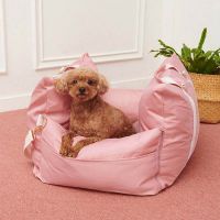 Waterproof Detachable Car Dog Bed - Oxford Sakura Pink (M/L) | MOQ 50 | Free Samples
