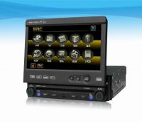 7" in dash car dvd player with monitor/usb/sd/tv/AM/FM/rds/gps/bt