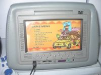 7 Inch Headrest  Monitor With DVD Player With Pillow