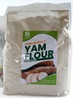 High-quality yam flour made from locally grown, fresh yams
