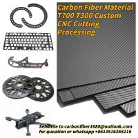 T300 T700 Carbon Fiber Sheet Plate Panel Board Tube CNC Cutting and Processing Custom service for FPV Frame Arm Drone Parts Robot