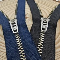 High-Quality Metal Jeans Zipper â€“ YKK Style, Custom Sizes Available | China Manufacturer