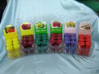 Votive candles packed in pvc box(VOTIVE 0004)