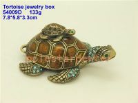 Baby on tortoise jewel box