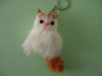 fur keychain