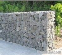 welded gabion container  75x75mm with binding wire