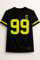 Custom American Football Uniform Jersey In Polyester And Mesh Fabric Very Comfortable To Wear And Gear