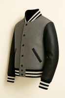 Custom OEM Varsity Jacket  Wool & PU Leather Veracity Jacket for Men and Women Private Label Manufacturer