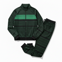 Unisex fleece tracksuit set casual gym wear pullover hoodie and elastic waist pants bulk order factory supply