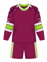 Custom Ice Hockey Jersey and Pants Set Breathable Material with Reinforced Stitching Perfect for Competitive Matches