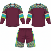 Premium Ice Hockey Uniform Kit Includes Jersey Pants and Socks Designed for Comfort Mobility and High Performance Play