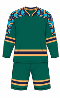 Custom Ice Hockey Jersey and Pants Set Breathable Material with Reinforced Stitching Perfect for Competitive Matches