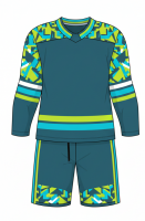 Pro Level Ice Hockey Uniform Set for Men and Women Durable Fabric with Team Colors Ideal for League and Practice Games