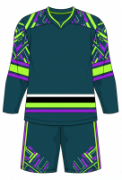 Premium Ice Hockey Uniform Kit Includes Jersey Pants and Socks Designed for Comfort Mobility and High Performance Play