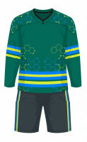 Custom Ice Hockey Jersey and Pants Set Breathable Material with Reinforced Stitching Perfect for Competitive Matches