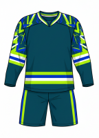 Custom Ice Hockey Jersey and Pants Set Breathable Material with Reinforced Stitching Perfect for Competitive Matches