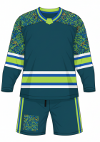 Pro Level Ice Hockey Uniform Set for Men and Women Durable Fabric with Team Colors Ideal for League and Practice Games