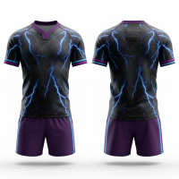 Professional Rugby Kit Designed for League Play Features Reinforced Fabric Athletic Fit and Custom Team Colors